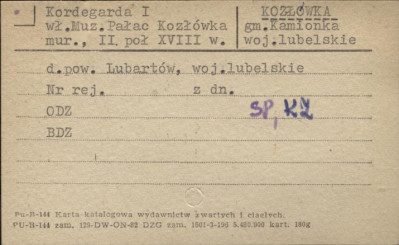kordegarda I, skan 1