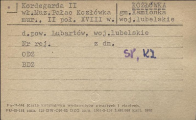 kordegarda II, skan 1