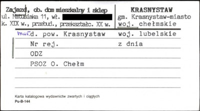 zajazd, ob dom mieszkalny i sklep, skan 1