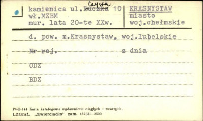 kamienica, skan 1