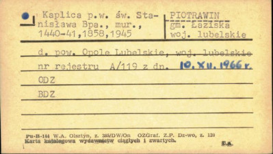 kaplica pw. św. Stanisława Bpa., skan 1