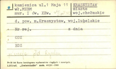 kamienica, skan 1