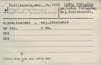 królikarnia, skan 1