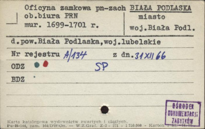 oficyna zamkowa pn-zach, ob. biura PRN, skan 1