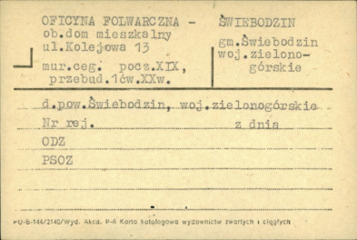 oficyna folwarczna ob. dom mieszkalny, skan 1