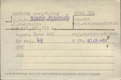kościół par. pw. św. Michała Archanioła, skan 1