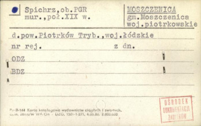spichlerz ob. PGR, skan 1