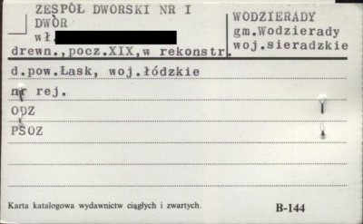 zespół dworski, dwór, skan 1