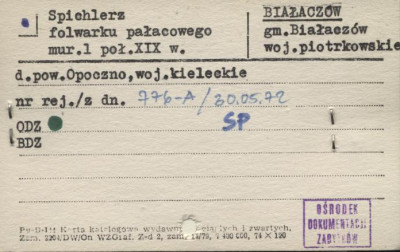 spichlerz folwarku pałacowego, skan 1