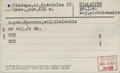 chałupa, skan 1
