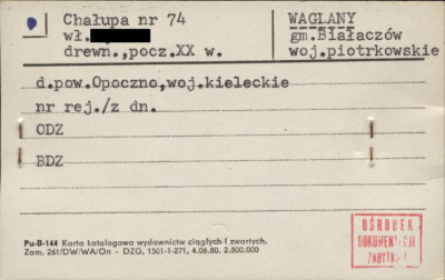 chałupa, skan 1