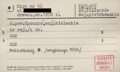 młyn, skan 1