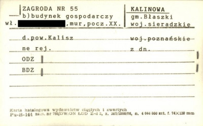 budynek gospodarczy - zagroda, skan 1