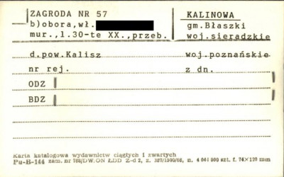obora - zagroda, skan 1