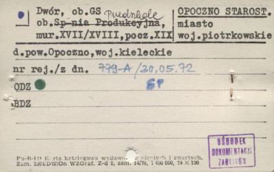 dwór, ob. GS, ob. Przedszkole, skan 1