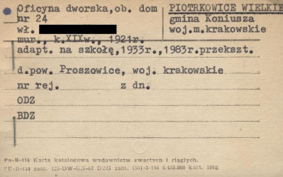 oficyna dworska, skan 1