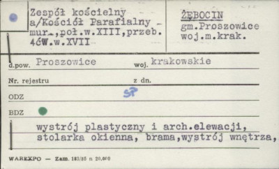 zespół kościelny - kościół parafialny, skan 1