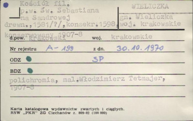kościół fil. pw. św. Sebastiana, skan 1