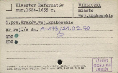klasztor reformatów, skan 3