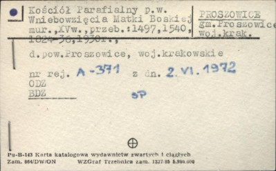 kościół parafialny pw. Wniebowzięcia Matki Boskiej, skan 1