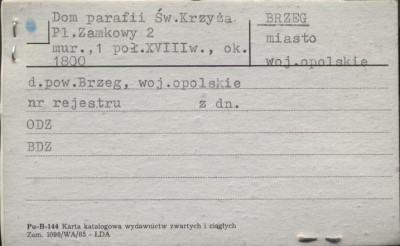 dom parafii św. Krzyża, skan 1