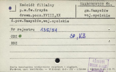 kościół filianlny p.w. Św. Krzyża, skan 1