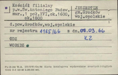 kościół filialny p. w. św. Antoniego Padew., skan 1