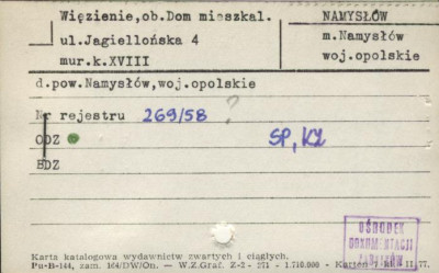 więzienie, ob. dom, skan 2