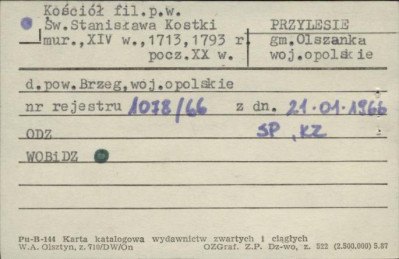 kościół fil. p.w. św. Stanisława Kostki, skan 1