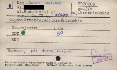 dom zbudowany jako dworzec kolejowy, skan 1