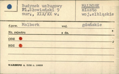 budynek usługowy, skan 1