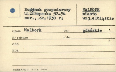 budynek gospodarczy, skan 1