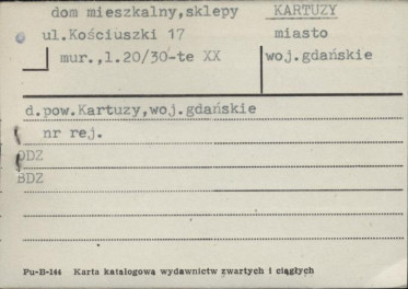 dom mieszkalny, sklepy, skan 1