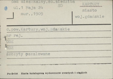dom mieszkalny, ob. siedziba SD, skan 1