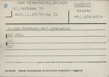 dom mieszkalny, sklepy, skan 1