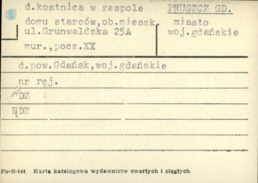 kostnica w zespole domu starców, ob. mieszk., skan 1