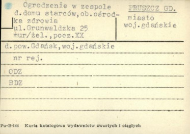 ogrodzenie w zespole d. domu starców, ob. ośrodka zdrowia, skan 1