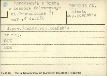 ogrodzenie z bramą w zespole folwarcznym, skan 1