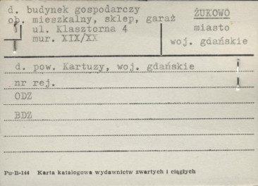 budynek gospodarczy, ob. mieszkalny, sklep, garaż, skan 1