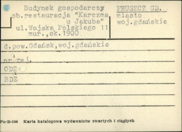 budynek gospodarczy ob. restauracja Karczma u Jakuba, skan 1