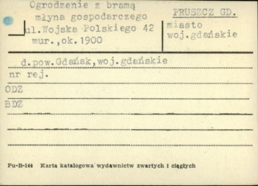 ogrodzenie z bramą młyna gospodarczego, skan 1