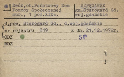 dwór, ob. Państwowy Dom Pomocy Społecznej, skan 1