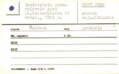 rozdzielnia gazu - zbiornik gazu, skan 1