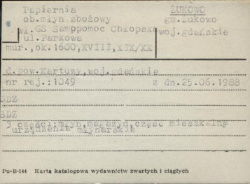 papiernia, ob. młyn zbożowy, skan 1