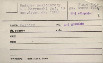 budynek gospodarczy, skan 1