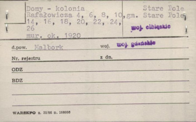 domy - kolonia, skan 1