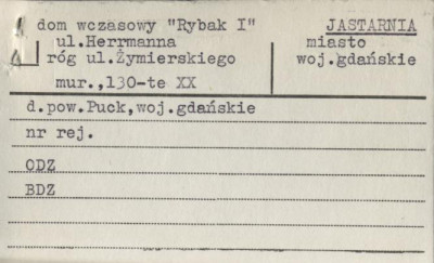 dom wczasowy 'Rybak I', skan 1