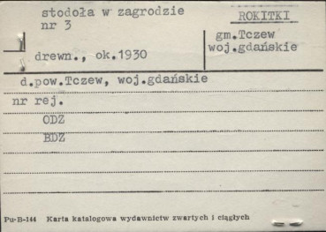 stodoła w zagrodzie, skan 1