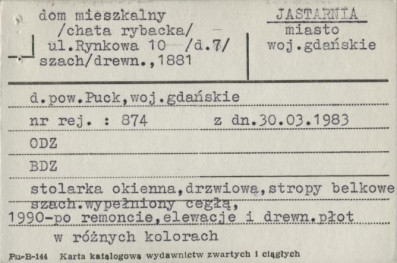 dom mieszkalny (chata rybacka), skan 1