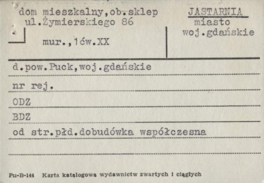 dom mieszkalny, ob. sklep, skan 1